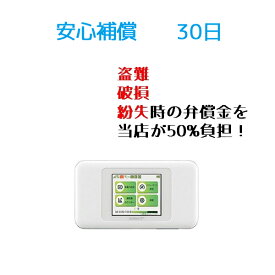【レンタル】安心補償 30日(W06)Wifi レンタル ルーター ワイファイ　レンタル用 wimax w06
