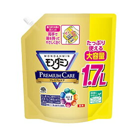 【エントリーでポイント10倍！】アース製薬 薬用　モンダミン プレミアムケア パウチタイプ 1.7L　大容量タイプ　医薬部外品　洗口液 4901080082510 ｜