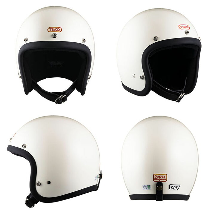 楽天市場 Tt Co スーパーマグナム スモールジェットヘルメット ビンテージ ジェットヘルメット Sg Psc Dot M Lサイズ57 58cm レトロ オープンフェイス ｔｔ ｃｏ