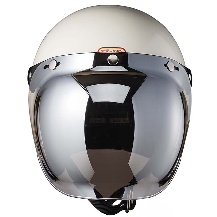 TTCO. バブルシールド クリアミラー ジェットヘルメット バイザー フルフェイス ビンテージ 夜間使用可能 | ＴＴ＆ＣＯ．