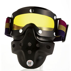 TT&CO. レースフェイス マスク フェイスガード スモールジェットヘルメット ジェットヘルメット マスク ビンテージ マッドマックス