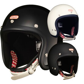TT&CO. スーパーマグナム ダブルストラップ仕様 レッドチェッカー スモールジェットヘルメット ビンテージ ジェットヘルメット SG/PSC/DOT M/Lサイズ57-58cm レトロ オープンフェイス