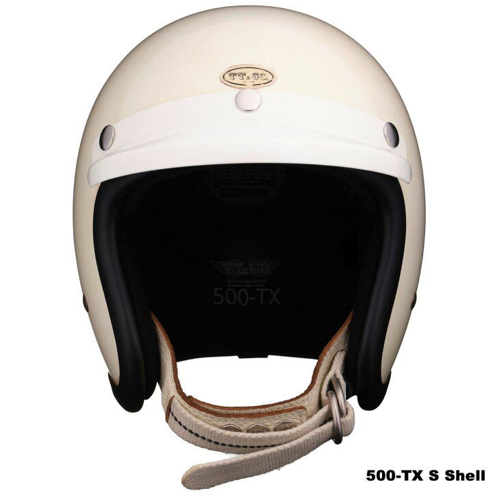 楽天市場】TT&CO. 500-TX 専用バイザー アイボリー ジェットヘルメット 