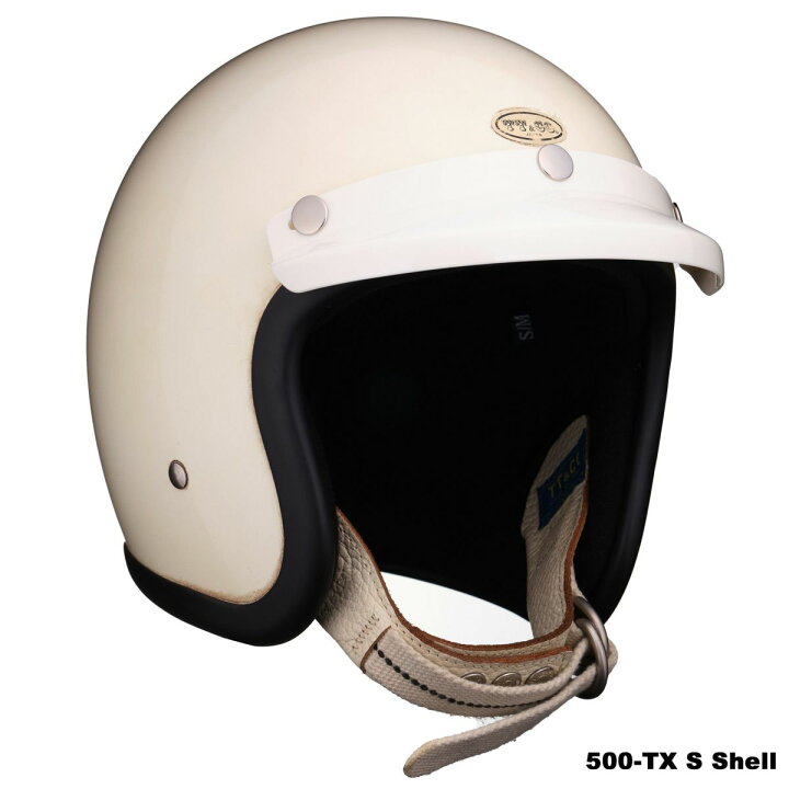 tt&co. 500-TX アイボリー ジェットヘルメットL/XL - ジェットヘルメット 