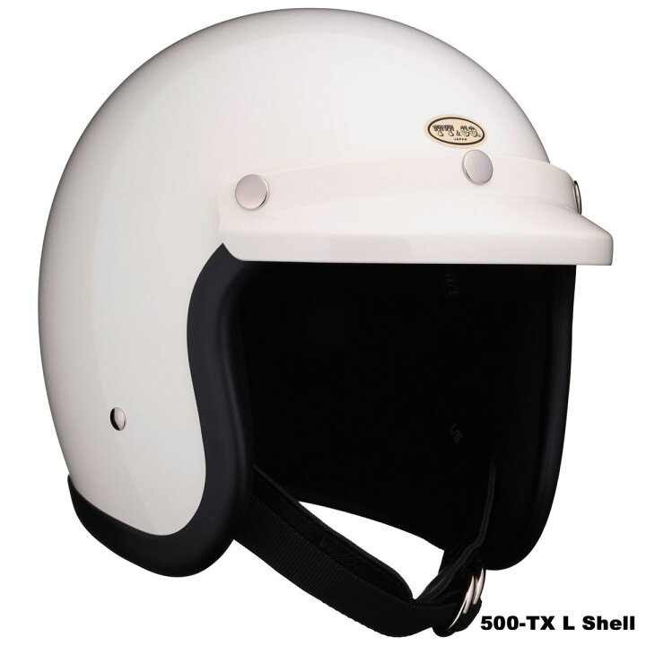 楽天市場】TT&CO. 500-TX 専用バイザー アイボリー ジェットヘルメット 