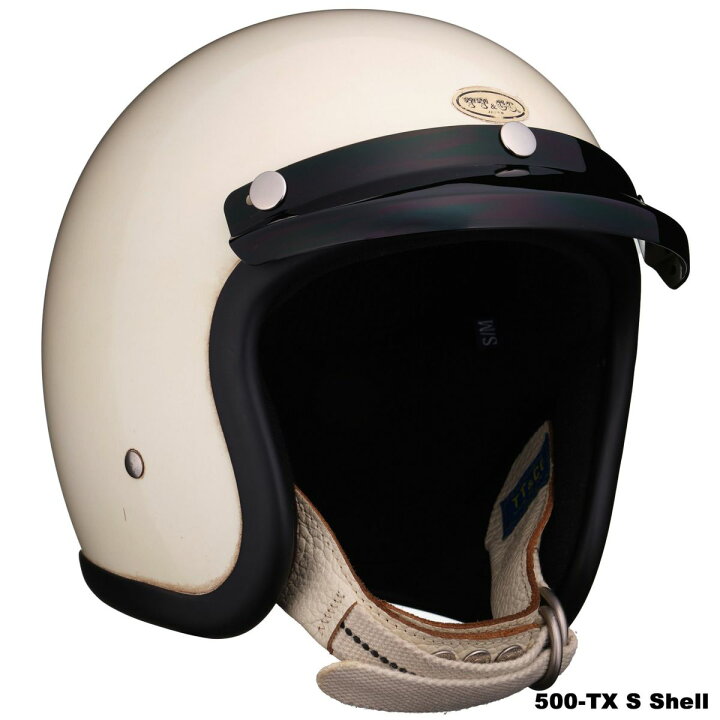 楽天市場】TT&CO. 500-TX 専用バイザー スモーク ジェットヘルメット  