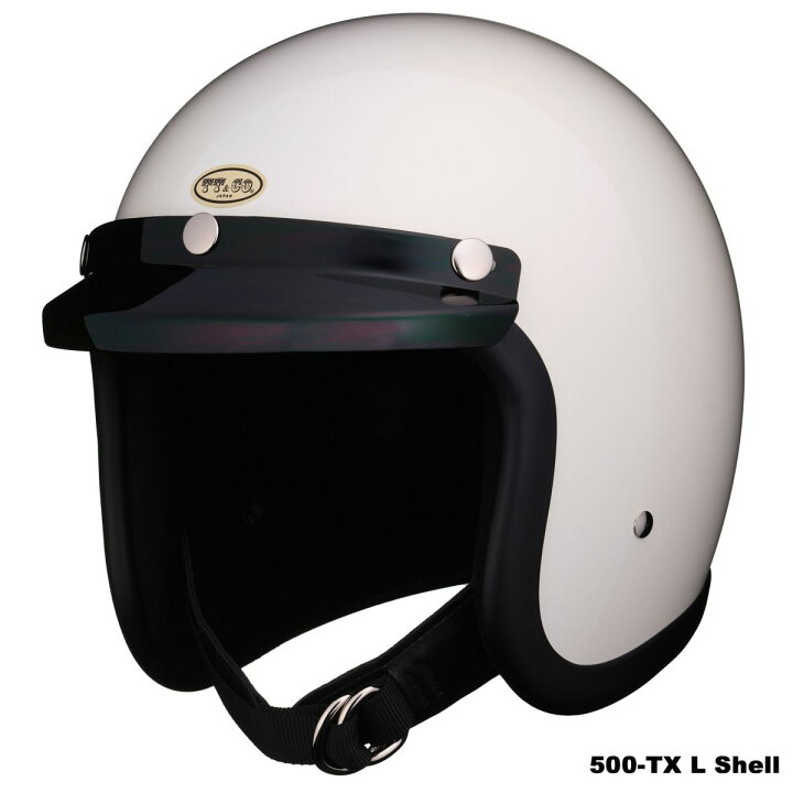 楽天市場】TT&CO. 500-TX 専用バイザー スモーク ジェットヘルメット 