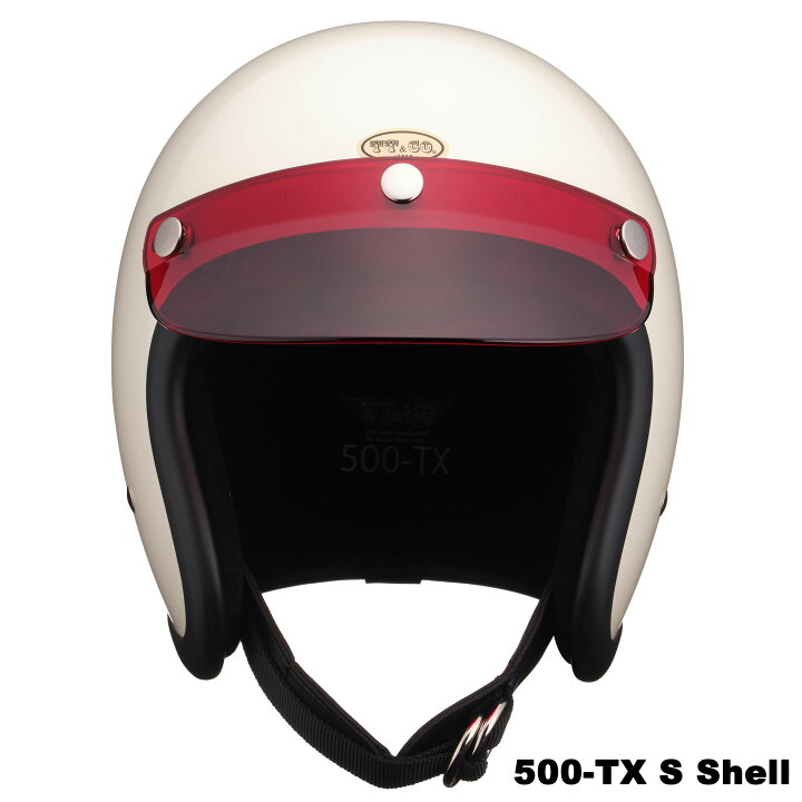 楽天市場】TT&CO. FIRST VISOR ファイヤーグロー ジェットヘルメット
