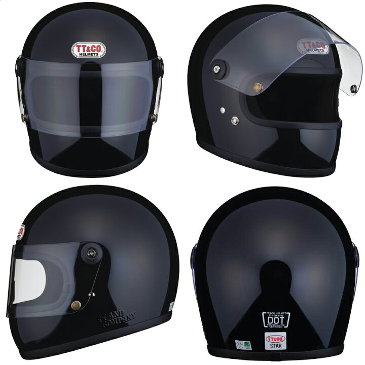 楽天市場】TT&CO. スター SG/DOT スタンダード シールド付き フル 