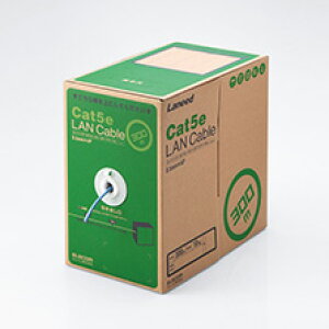 �G���R�� [LD-CT2/BU300/RS] EU RoHS�w�ߏ��� LAN�P�[�u��(Cat5e �P��)/LD-CT2BURS�V���[�Y/300m/�u���[