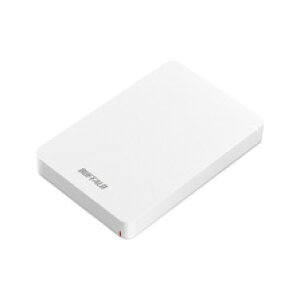 �o�b�t�@���[ [HD-PGF2.0U3-BWHA] USB3.1(Gen.1)�Ή� �ϏՌ��|�[�^�u��HDD 2TB �z���C�g