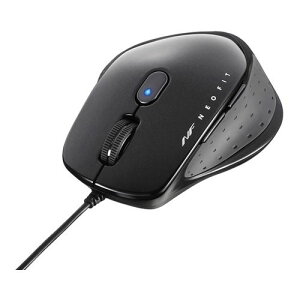 BUFFALO [BSMBU510MBK] �L�� BlueLED 5�{�^�� �l�I�t�B�b�g�}�E�X M�T�C�Y �u���b�N