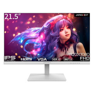 WplNXg [JN-IPS215FHDR-W] 21.5C` tfBXvC(1920x1080/IPS//HDMI/VGA/`g/Xs[J[/zCg➑/2Nۏ)