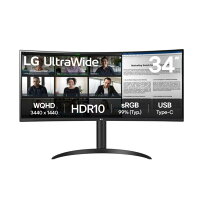 楽天市場】LG ウルトラワイドモニター 34WR55QC-Bの通販