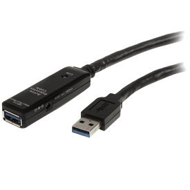 StarTech.com [USB3AAEXT5M] USB 3.0 アクティブリピーターケーブル 5m Type-A(オス)-Type-A(メス)