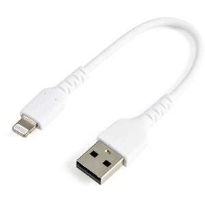 StarTech.com [RUSBLTMM15CMW] ϋvLightning-USB-AP[u 15cm/zCg/A~h@ە⋭/iPhoneAiPodAiPadΉ/Apple MFiF AbvCgjO-USB[dP[u