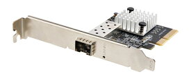StarTech.com [PEX10GSFP] PCI Express接続 10G LANカード/シングルSFP+ポート ネットワークアダプタ/MSA準拠モジュール & DACケーブル対応/10ギガビット光ファイバー PCIe NIC/SFP+ネットワークカード
