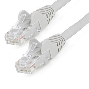 StarTech.com [N6LPATCH10MGR] �J�e�S���[6 LAN�P�[�u��-10m/�O���[/LSZH(�ቌ�[���n���Q��)�Ή�/650MHz 10GbE/100W PoE/UTP/�c���܂�h�~RJ45�R�l�N�^/ETL�K�i�F��i/24AWG