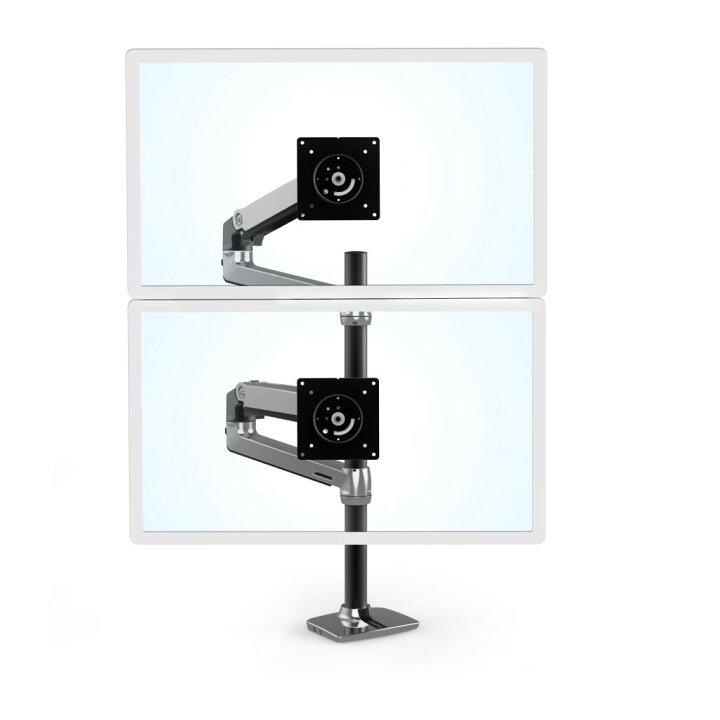 楽天市場 Ergotron 45 549 026 Lx デュアル スタッキングアーム 長身ポール アルミニウム Tt Mall
