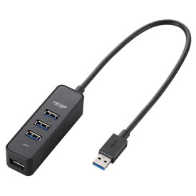 エレコム [U3H-T405BBK] USBHUB3.0/マグネット/バスパワー/4ポート/ブラック