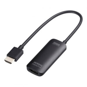 �T�����T�v���C [AD-HD31DP] HDMI-DisplayPort�ϊ��A�_�v�^(4K/60Hz)