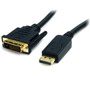 StarTech.com [DP2DVI2MM6] DisplayPort-DVIϊP[u 1.8m fBXvC|[g IX DVI-D (25s) IX DP-DVIP[u 1920x1200 ubN