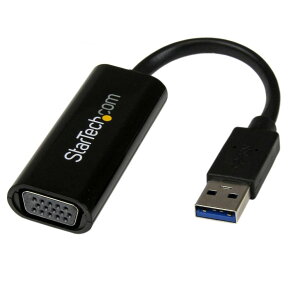StarTech.com [USB32VGAES] X^Cv USB 3.0-VGAϊA_v^ OtfBXvC݃A_v^ USB 3.0 A(IX)-VGA xD-Sub15s (X) 1920x1200/ 1080p