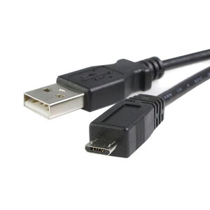 StarTech.com [UUSBHAUB1M] 1m Micro USB2.0 ϊP[uA_v^ USB A(IX) - USB }CN-B(IX) High Speed USB2.0Ή