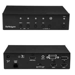 StarTech.com [HDVGADP2HD] }`tH[}bgΉؑ֊(HDMIo) DisplayPort/ VGA/ 2x HDMI - DHMIo }`VOi͑ΉXCb`?Ro[^[ 4KΉ