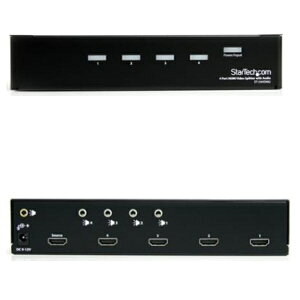StarTech.com [ST124HDMI2] 4o͑ΉHDMIXvb^[z 3.5mmXeII[fBIΉ 1080p/1920x1200