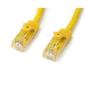 StarTech.com [N6PATC7MYL] 7m �J�e�S���[6 LAN�P�[�u�� �C�G���[ RJ45���[���f�B���O�R�l�N�^(�c���܂�h�~�J�o�[�t��) �M�K�r�b�g�C�[�T�l�b�g�Ή�Cat6 UTP�P�[�u��