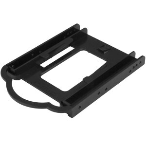 StarTech.com [BRACKET125PT] 3.5C`xCΉ1x 2.5C`SSD/HDDϊ}E^ Hsv 7mm܂9.5mm̃hCuډ\