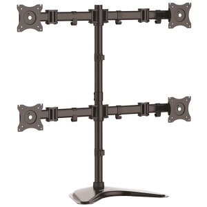 StarTech.com [ARMBARQUAD] 4ʃ}`j^[X^h 2x2ʃ}`tfBXvCX^h VESAKiΉ ő27C`j^4Ή ő8kg̃j^[𓋍ډ\