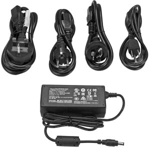 StarTech.com [SVA12M5NA] �X�y�A�pAC�d���A�_�v�^�[ 12V/5A�o�� ��100-240V����