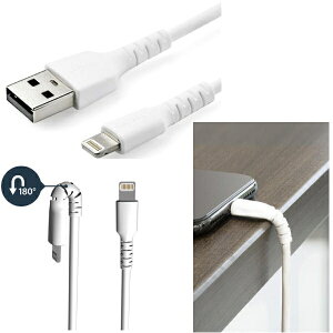 StarTech.com [RUSBLTMM1M] CgjOP[u 1m zCg Apple MFiFiPhone[dP[u ϋv Lightning - USB P[u