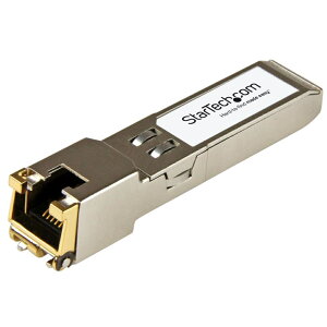 StarTech.com [BRSFP-1GECOPR-ST] SFP���W���[�� Brocade��BRSFP-1GECOPR�݊� 10/100/1000Base-TX�������g�����V�[�o