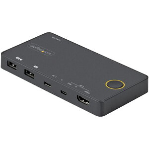 StarTech.com [SV221HUC4K] 2|[gKVMXCb`/USB-A + HDMI & USB-CXCb`[/4K60Hz HDMI 2.0VOj^Ή/fXNgbv&m[gPCؑ֊/USBoXp[/Thunderbolt 3݊