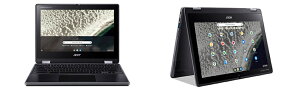 acer [R753T-A14N] ��Chromebook���m�[�gPC(Cel-N4500/4GB/32GB(eMMC)/11.6�^���C�h�^�b�`(WXGA)/W-LAN/BT/webcamx2/MIL�K�i����/Chrome OS/�u���b�N/1�N�ۏ�)