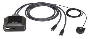 ATEN [US3312/ATEN] 2�|�[�gUSB-C DisplayPort KVM�X�C�b�`