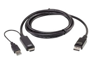 ATEN [2L-7D02HDP/ATEN] True 4K 1.8M HDMI to DisplayPort P[u