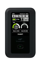 富士ソフト [FS050WMB1] モバイルルーター(SIMフリー)+F FS050W