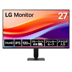 LG Electron.. [27U411A-B] 27�C���` �t���f�B�X�v���C(1920x1080/IPS/�A���`�O���A/D-Sub/HDMI/120Hz/3�N�ۏ�)