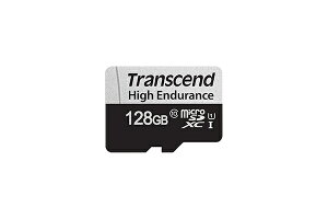 トランセンドジャパン [TS128GUSD350V] 128GB microSD w/adapter U1、High Endurance