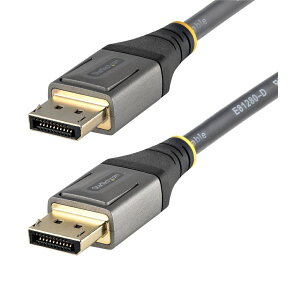 StarTech.com [DP14VMM5M] DisplayPort 1.4P[u 5m/8K60Hz HDR10Ή/4K120Hz UHDrfI/fBXvC|[g1.4P[u/VESAF胂j^[P[u/DP-DP IXEIX