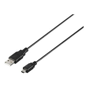 BUFFALO [BU2AMN50BK] USB2.0 A to miniB�P�[�u��5.0m�u���b�N