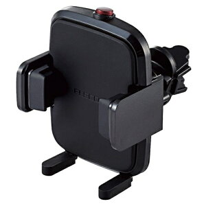 �G���R�� [P-CARS12BK] �ԍڃA�N�Z�T���[/�X�}�z�X�^���h/�����^�b�`�z���_�[/�G�A�R�����[�o�[��t�^�C�v/�u���b�N