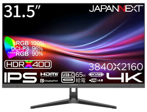 �W���p���l�N�X�g [JN-IPSB315U-C6] 31.5�C���` ���C�h 4K�t���f�B�X�v���C(3840x2160/IPS/DP/HDMI/Type-C65W���d/�X�s�[�J�[/�����/2�N�ۏ�)
