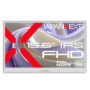 �W���p���l�N�X�g [JN-MD-IPS156F2-W] 15.6�C���` ���C�h ���o�C���f�B�X�v���C(1920x1080/IPS/miniHDMI/Type-C/�X�s�[�J�[/�����/�z���C�g➑�/2�N�ۏ�)