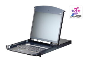 ATEN [KL1108VNJJL/ATEN] 19C` 8|[g JeS5e fAXCh LCD IP-KVMh[ O[