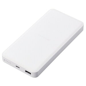 �G���R�� [DE-C39-12000WH] [DE-C39-12000WH] �����_�S���o�C���o�b�e���[/12000mAh/USB Power Delivery/20W�o��/USB-A�o��1�|�[�g/USB-C���o��1�|�[�g/�z���C�g